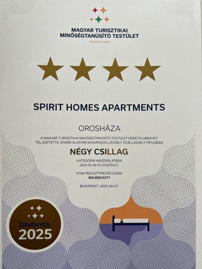 Spirit Homes Apartments Orosháza Esterno foto